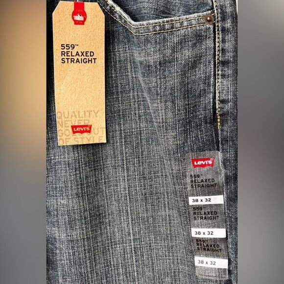 Levi’s 559 Men’s Relaxed Straight Blue Denim Jeans. 32x38. - Picture 6 of 12